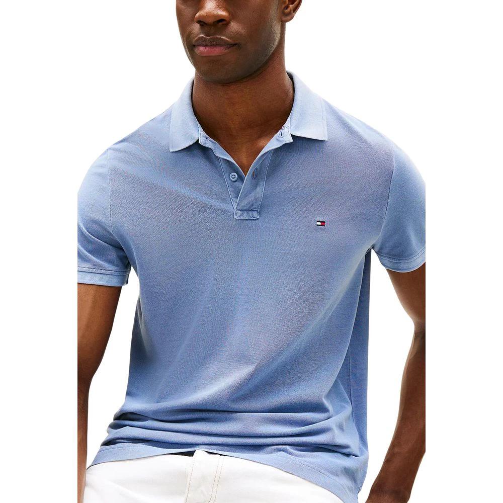 Tommy Hilfiger Blaues Baumwoll-Polohemd by Tommy Hilfiger