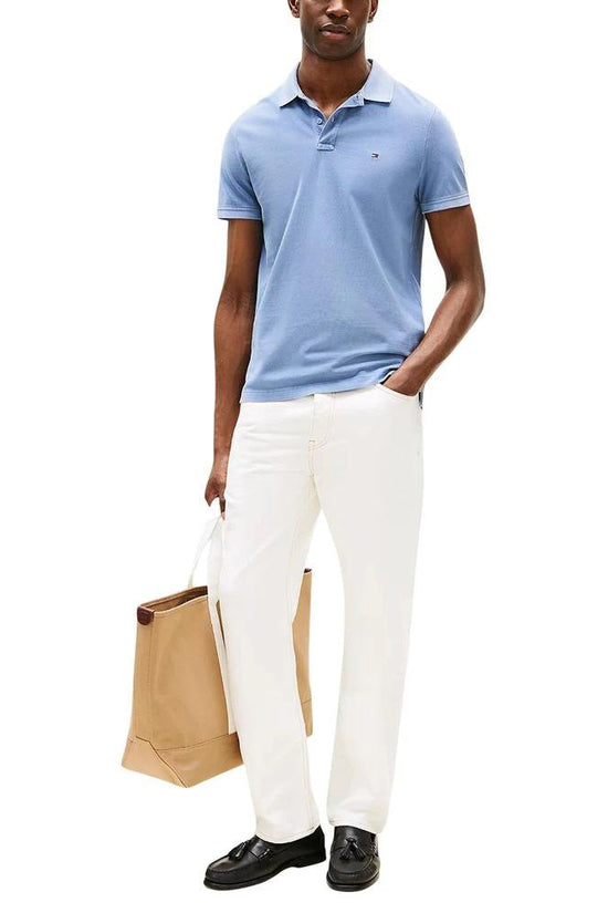 Tommy Hilfiger Blaues Baumwoll-Polohemd by Tommy Hilfiger