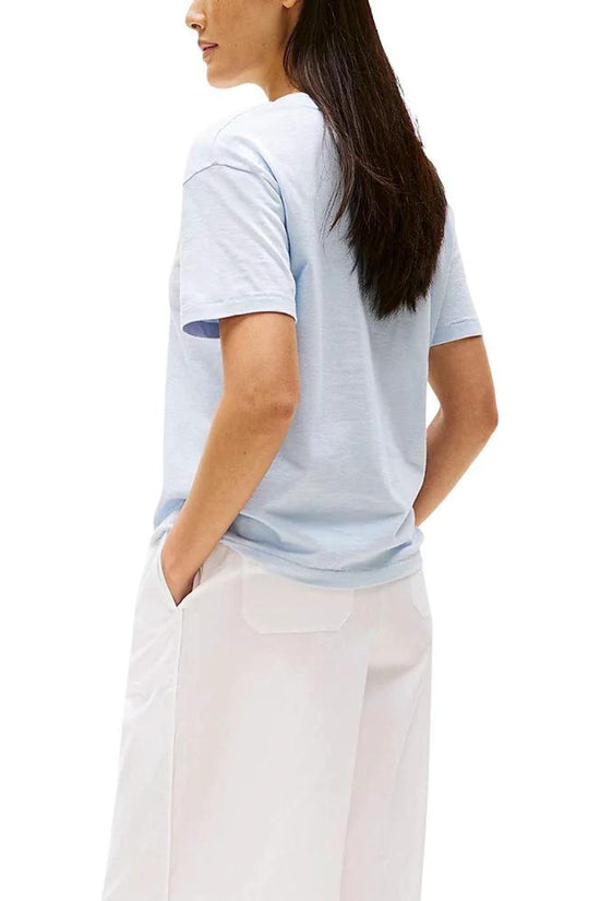 Tommy Hilfiger Blaues Bio-Baumwoll-T-Shirt by Tommy Hilfiger
