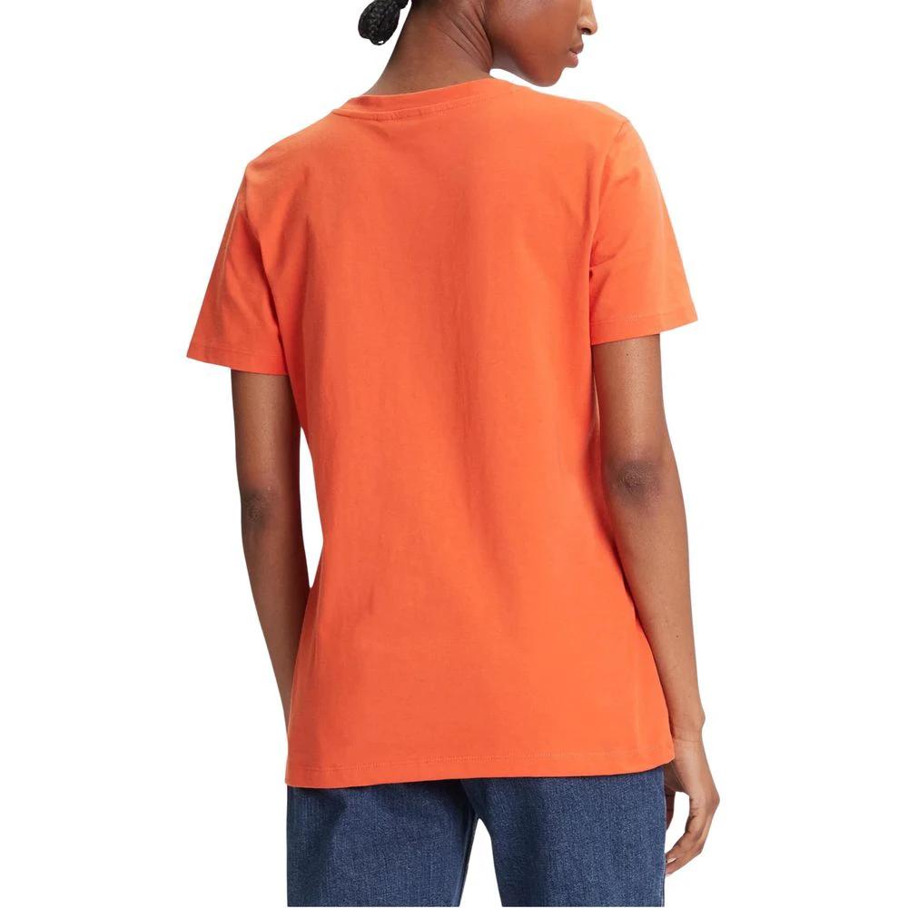 Tommy Hilfiger Orange T-Shirt aus recycelter Baumwolle by Tommy Hilfiger