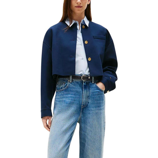 Tommy Hilfiger Blauer Viskose-Blazer by Tommy Hilfiger