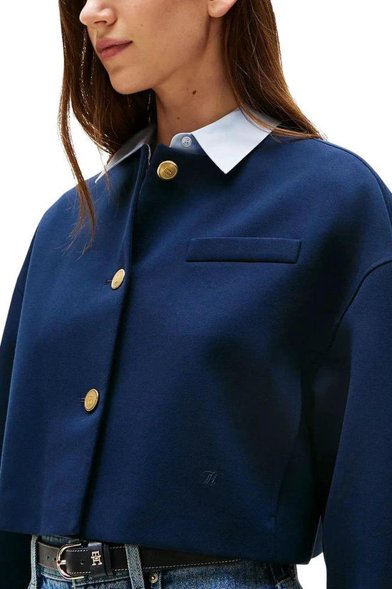 Tommy Hilfiger Blauer Viskose-Blazer by Tommy Hilfiger