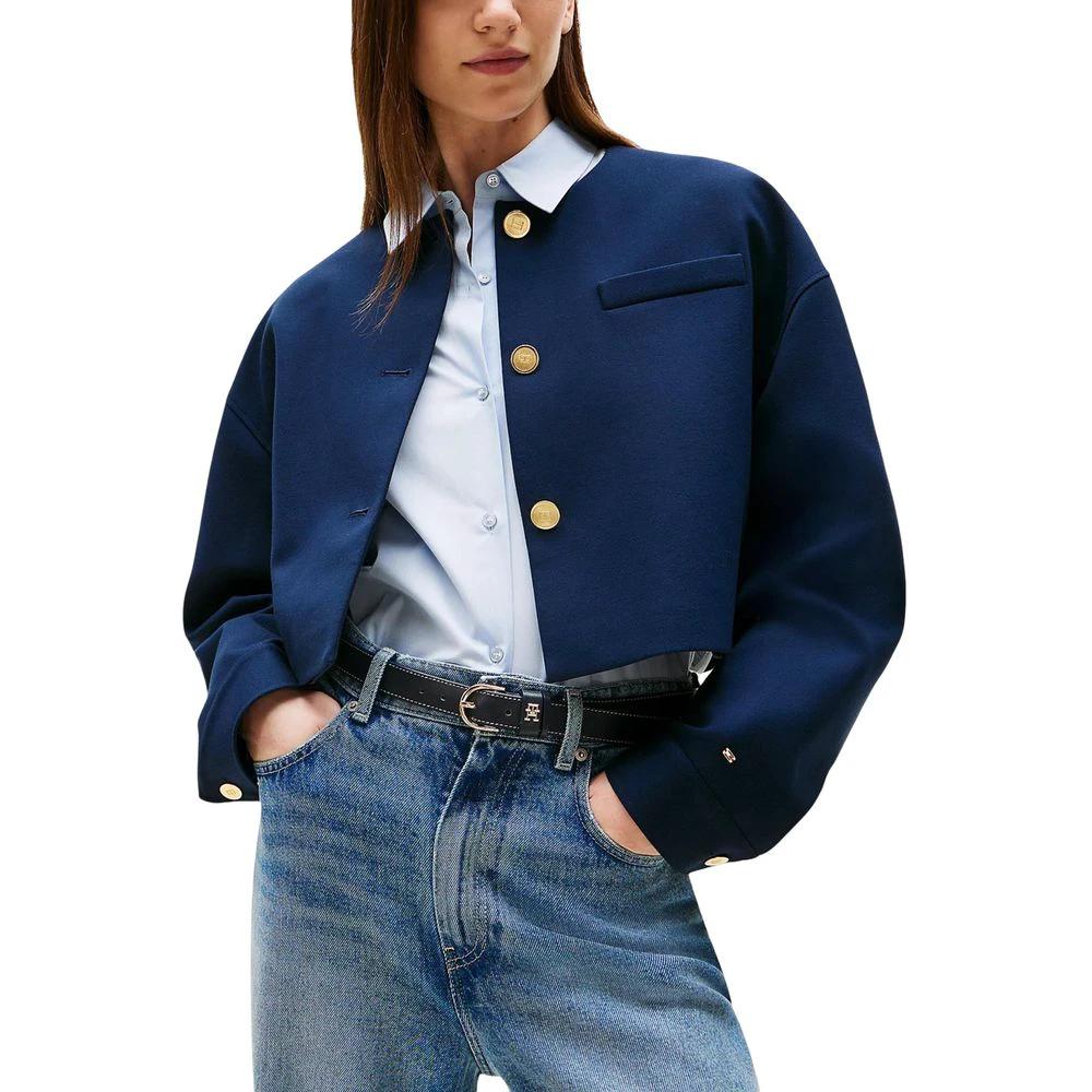 Tommy Hilfiger Blauer Viskose-Blazer by Tommy Hilfiger