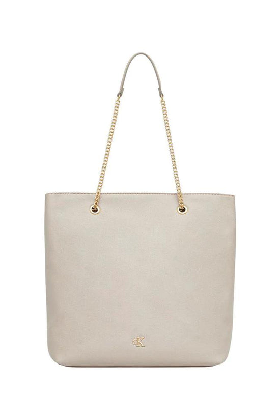 Calvin Klein Beige Polyethylene Handtasche by Calvin Klein