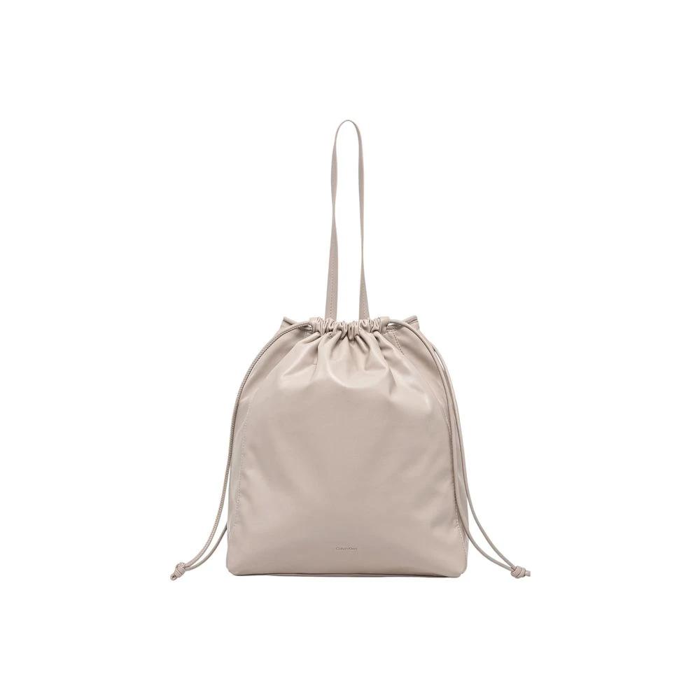Calvin Klein Beige Polyethylen Handtasche by Calvin Klein
