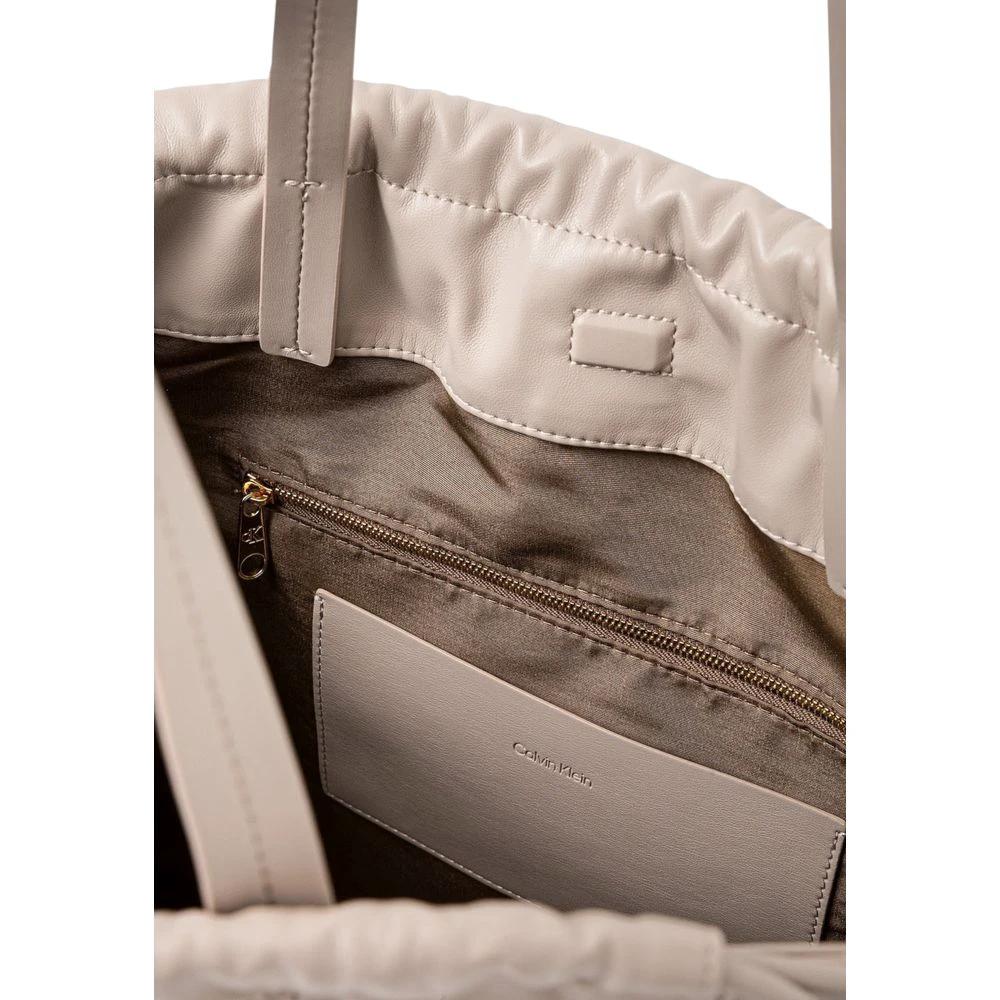 Calvin Klein Beige Polyethylen Handtasche by Calvin Klein