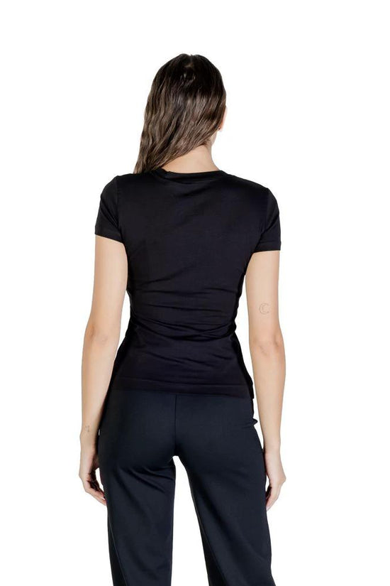 Guess Schwarzes Baumwoll-T-Shirt by Guess