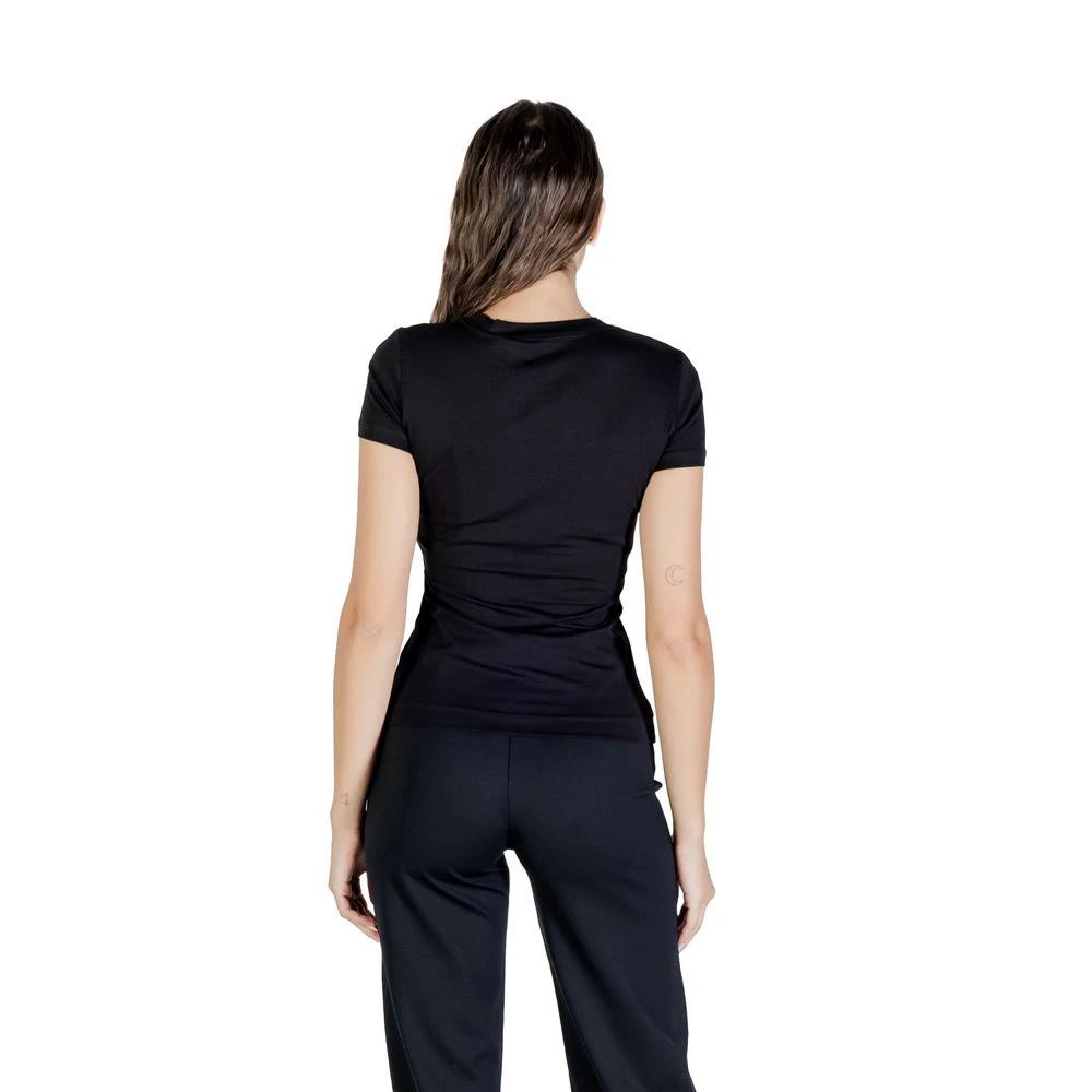 Guess Schwarzes Baumwoll-T-Shirt by Guess