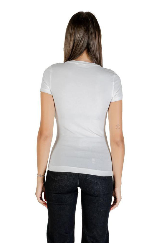 Guess Weißes Baumwoll-T-Shirt by Guess