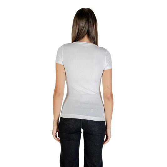 Guess Weißes Baumwoll-T-Shirt by Guess