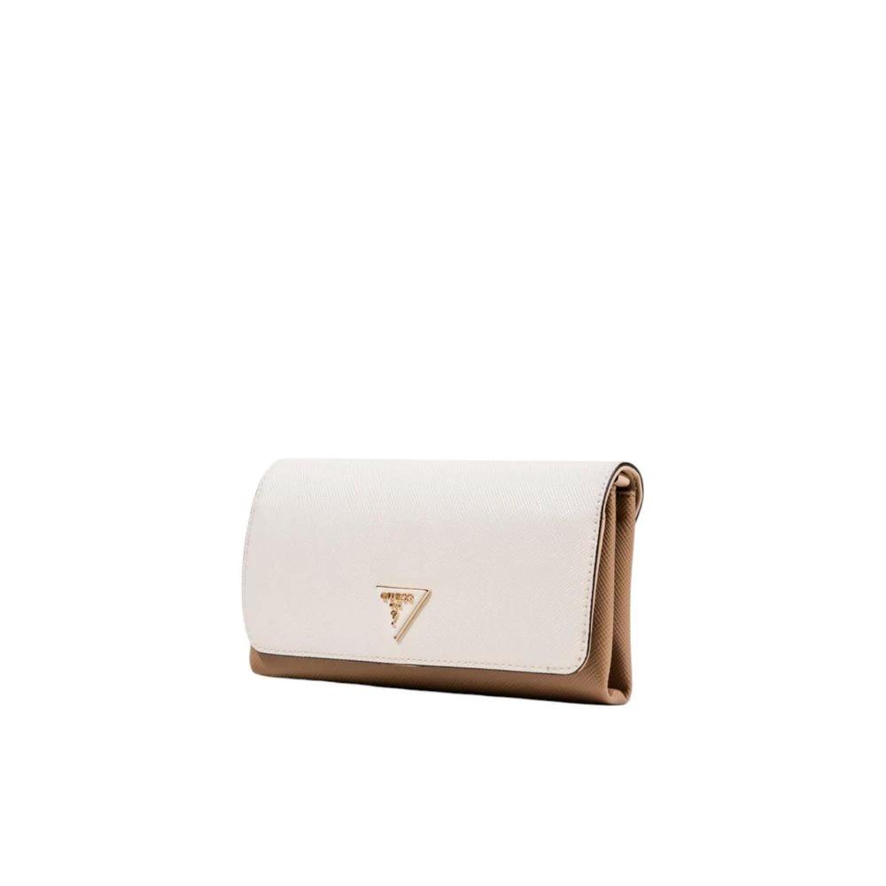Guess Beige Polyethylene Clutch Bag by Guess