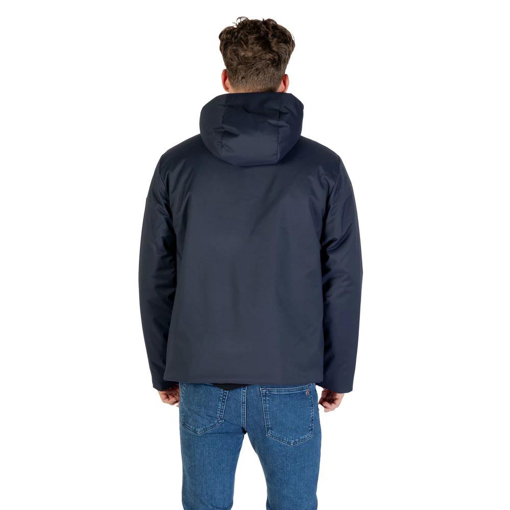 EA7 Emporio Armani Blauer Polyester-Mantel by EA7 Emporio Armani