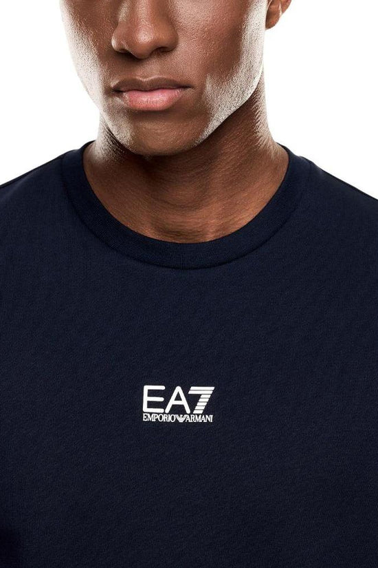 EA7 Emporio Armani Blauer Baumwoll-Sweatshirt by EA7 Emporio Armani