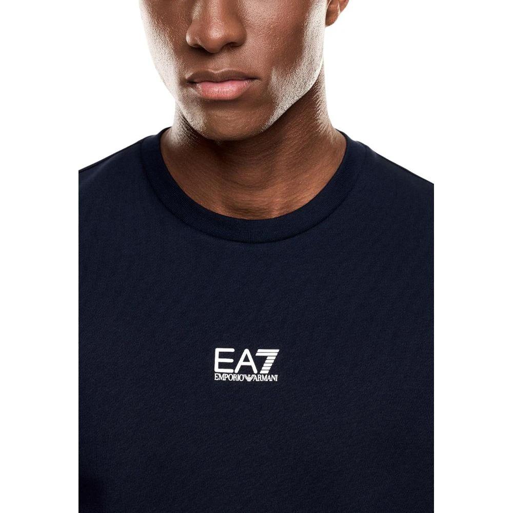 EA7 Emporio Armani Blauer Baumwoll-Sweatshirt by EA7 Emporio Armani