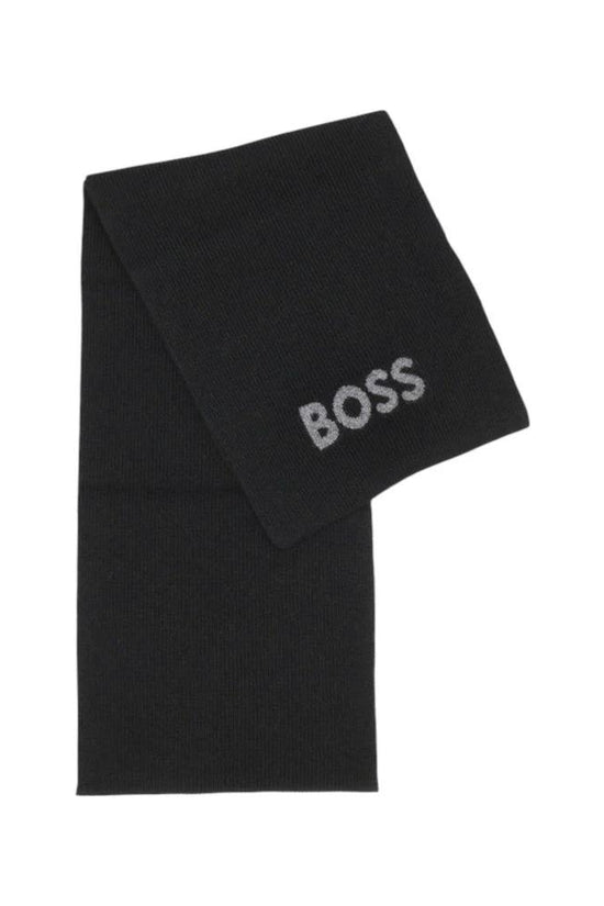 Hugo Boss Schwarzer Schal aus Polyacryl by Hugo Boss