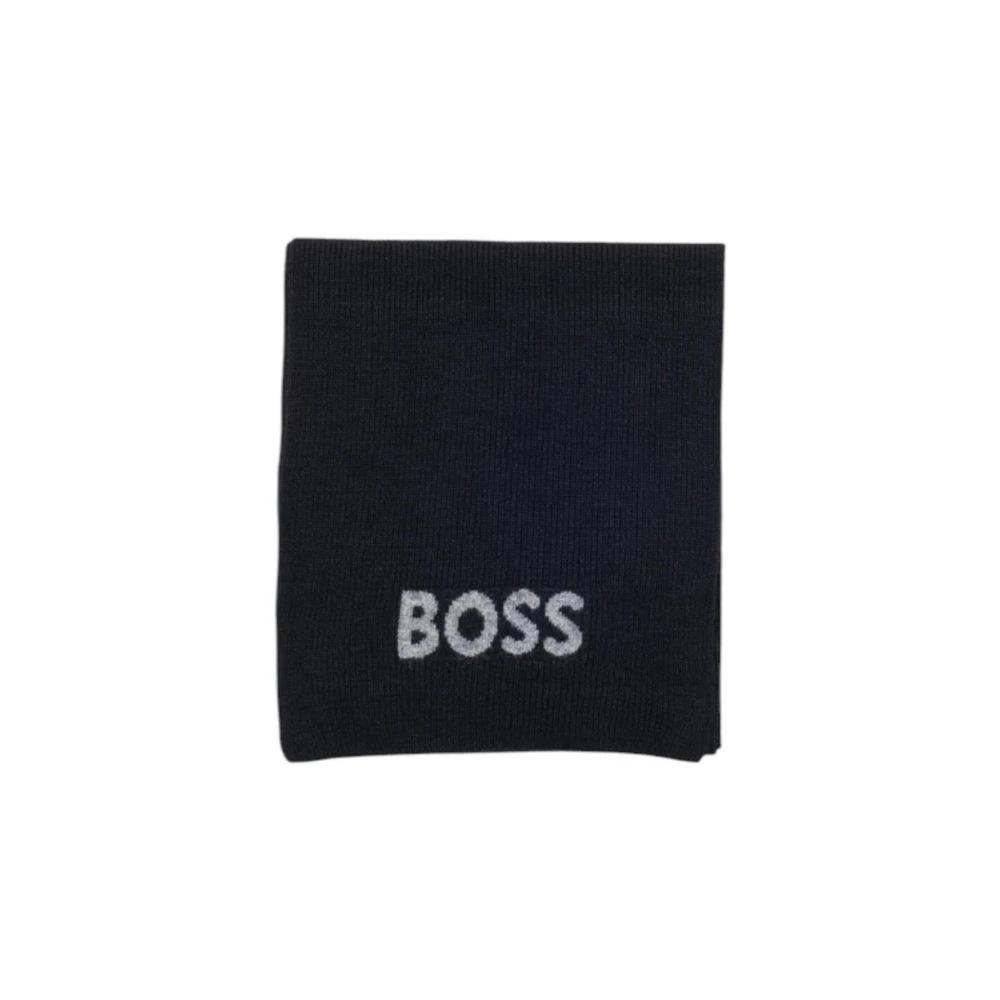 Hugo Boss Schwarzer Schal aus Polyacryl by Hugo Boss