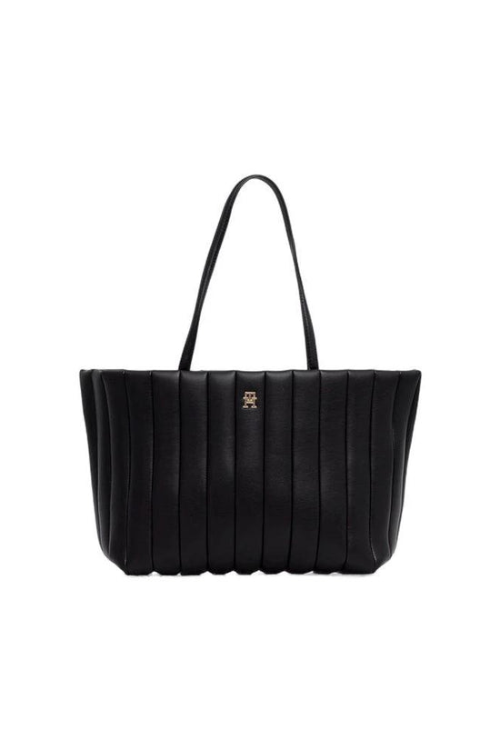 Tommy Hilfiger Schwarze Handtasche aus Polyethylen by Tommy Hilfiger