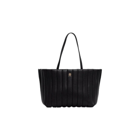 Tommy Hilfiger Schwarze Handtasche aus Polyethylen by Tommy Hilfiger