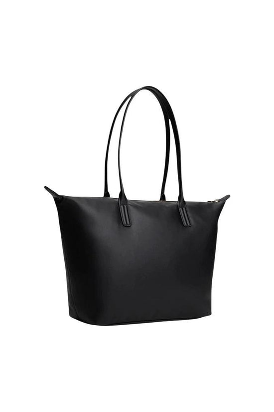 Tommy Hilfiger Schwarze Handtasche aus recyceltem Polyester by Tommy Hilfiger