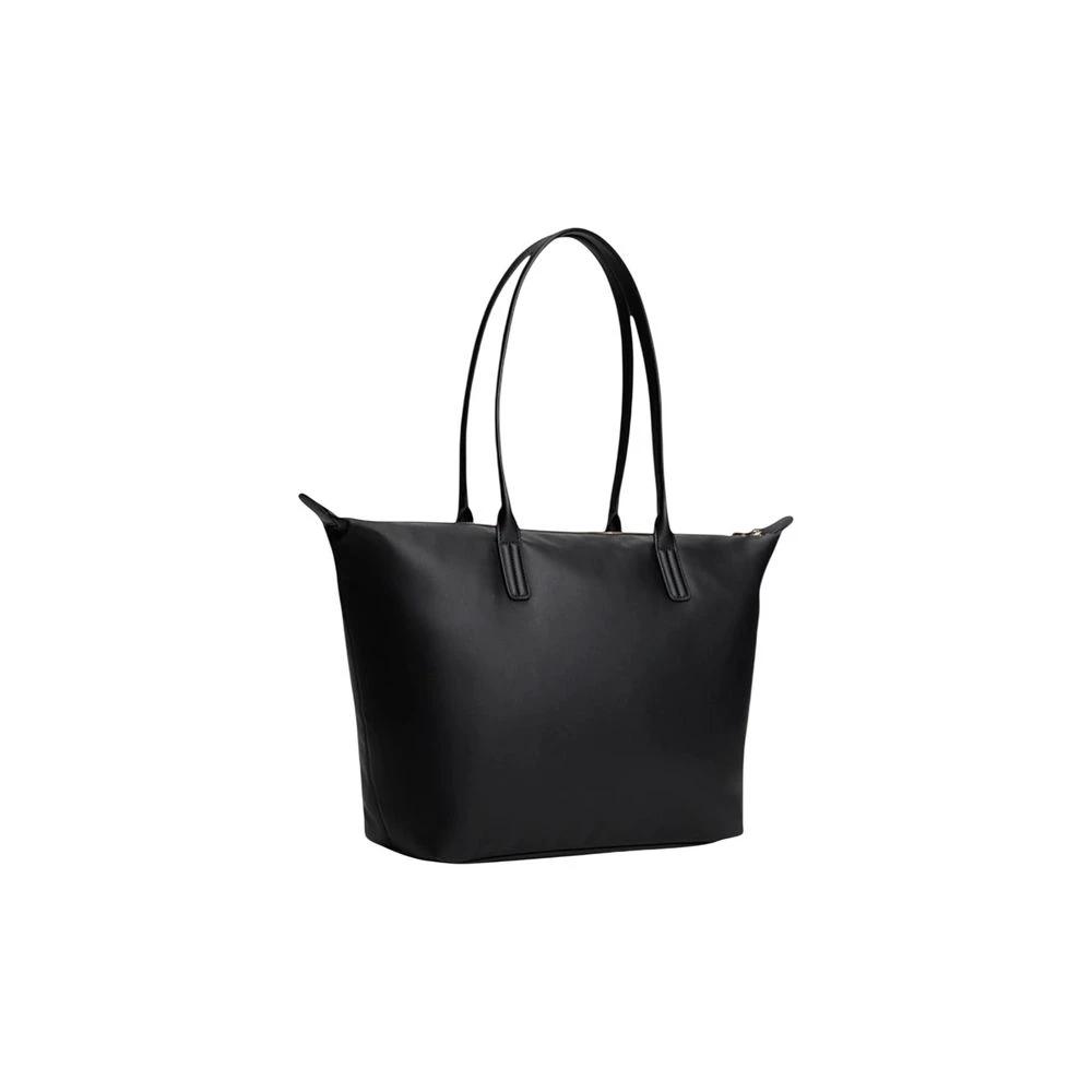 Tommy Hilfiger Schwarze Handtasche aus recyceltem Polyester by Tommy Hilfiger
