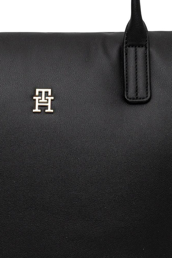 Tommy Hilfiger Schwarze Handtasche aus recyceltem Polyester by Tommy Hilfiger