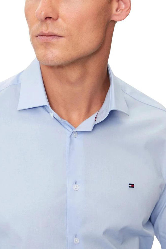 Tommy Hilfiger Blaues Hemd aus Bio-Baumwolle by Tommy Hilfiger