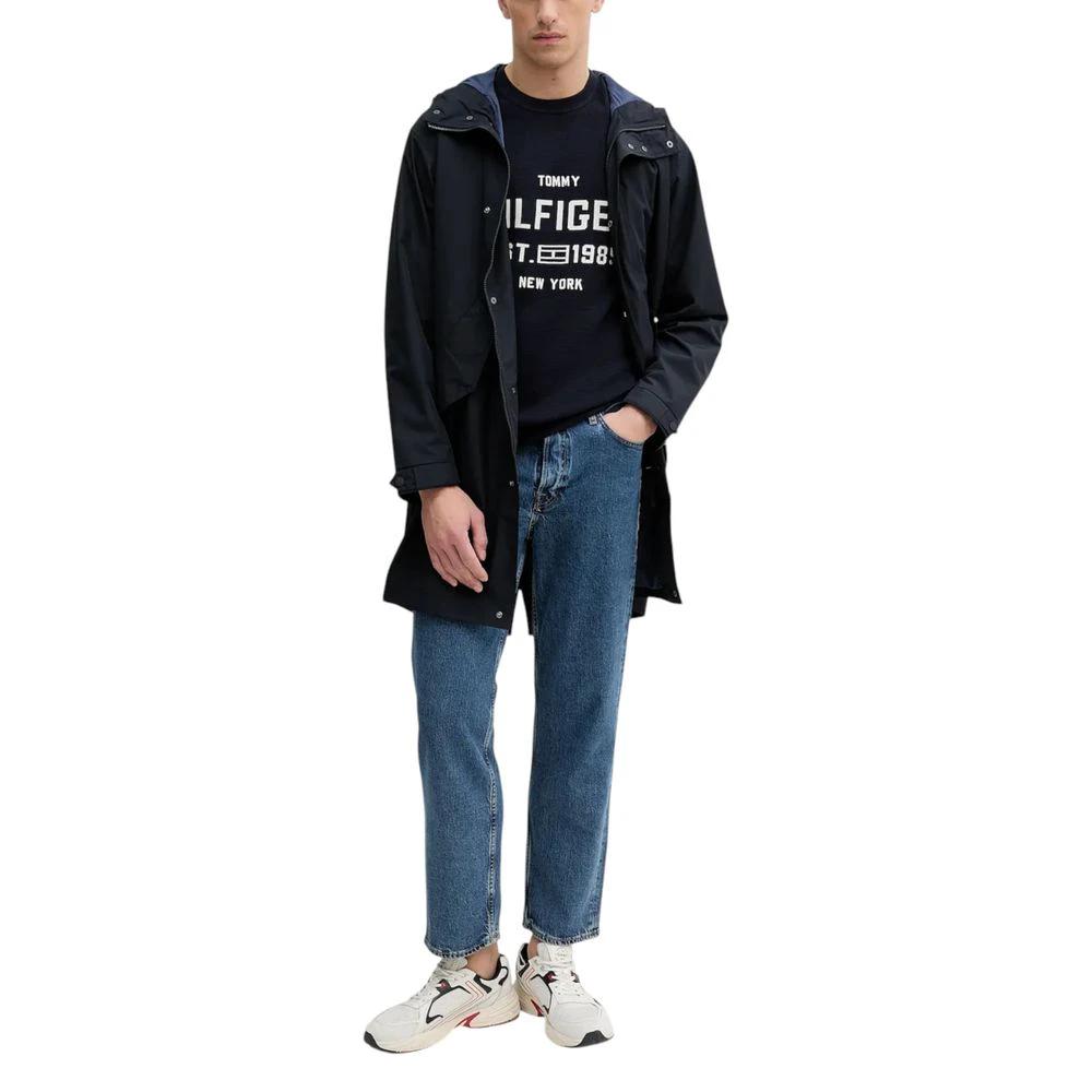 Tommy Hilfiger Blauer Bio-Baumwoll-Sweatshirt by Tommy Hilfiger