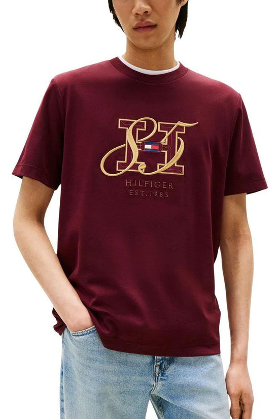 Tommy Hilfiger Bordeaux Baumwoll-Sportbekleidung by Tommy Hilfiger