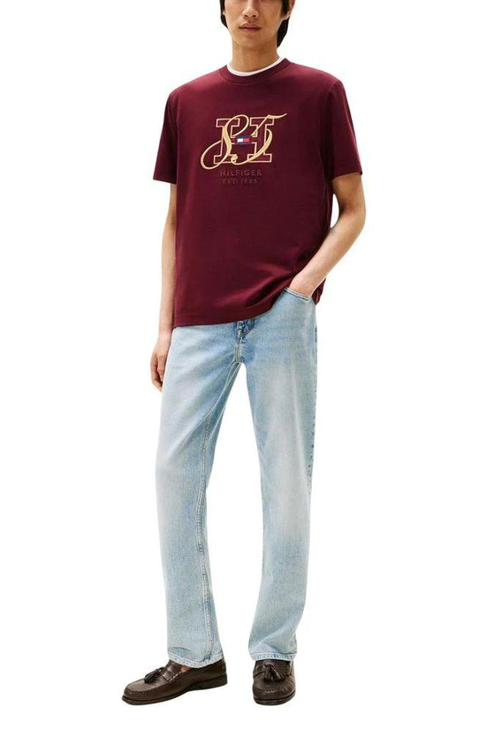 Tommy Hilfiger Bordeaux Baumwoll-Sportbekleidung by Tommy Hilfiger