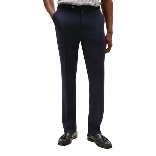 Tommy Hilfiger Blaue Anzughose aus recyceltem Polyester by Tommy Hilfiger