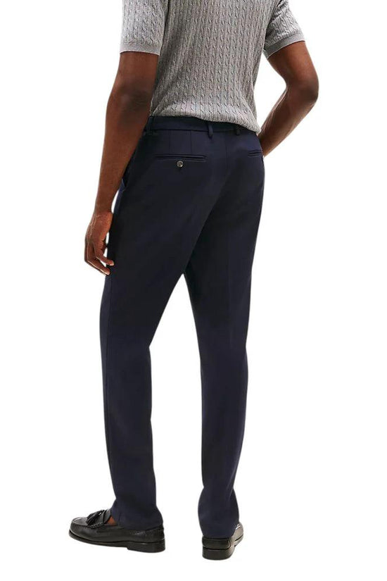 Tommy Hilfiger Blaue Anzughose aus recyceltem Polyester by Tommy Hilfiger