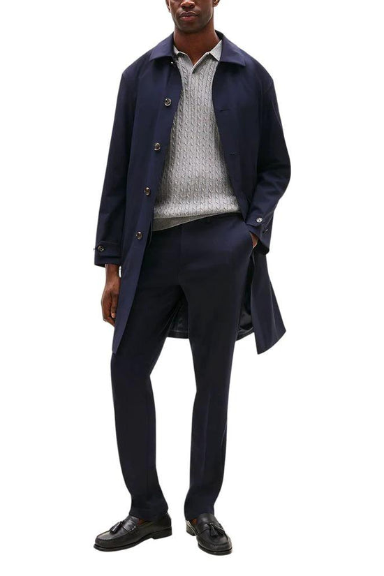 Tommy Hilfiger Blaue Anzughose aus recyceltem Polyester by Tommy Hilfiger
