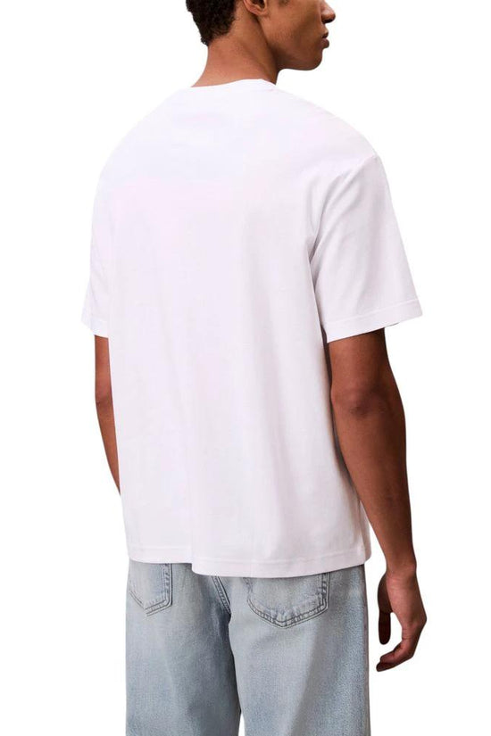 Calvin Klein Weißes Baumwoll-T-Shirt by Calvin Klein