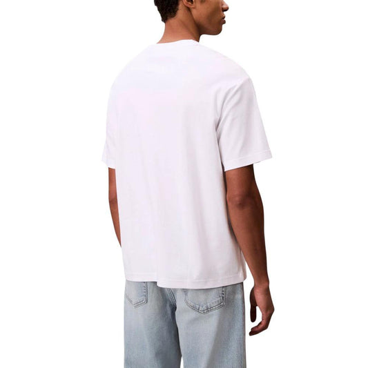 Calvin Klein Weißes Baumwoll-T-Shirt by Calvin Klein