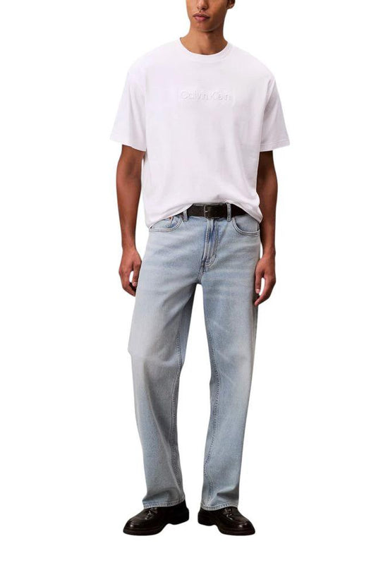 Calvin Klein Weißes Baumwoll-T-Shirt by Calvin Klein