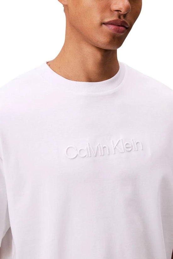 Calvin Klein Weißes Baumwoll-T-Shirt by Calvin Klein