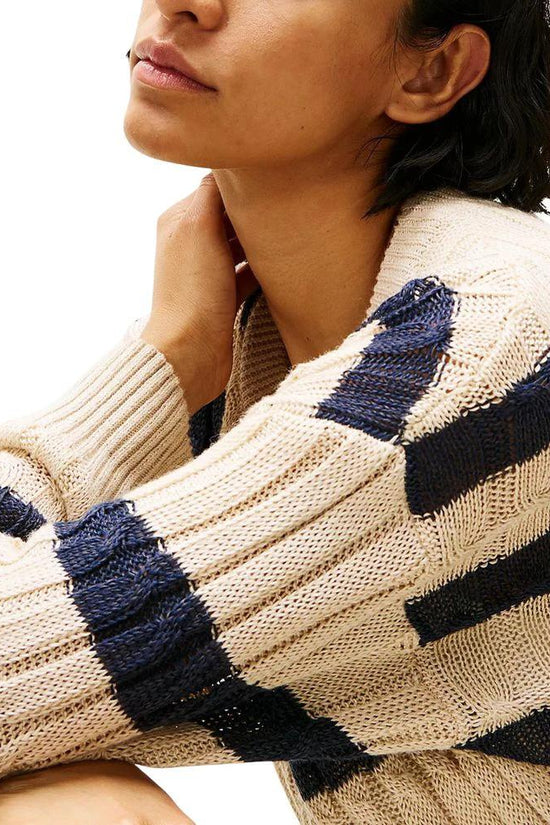 Tommy Hilfiger Beige Leinen-Sweatshirt by Tommy Hilfiger