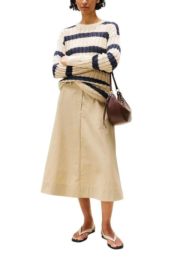 Tommy Hilfiger Beige Leinen-Sweatshirt by Tommy Hilfiger