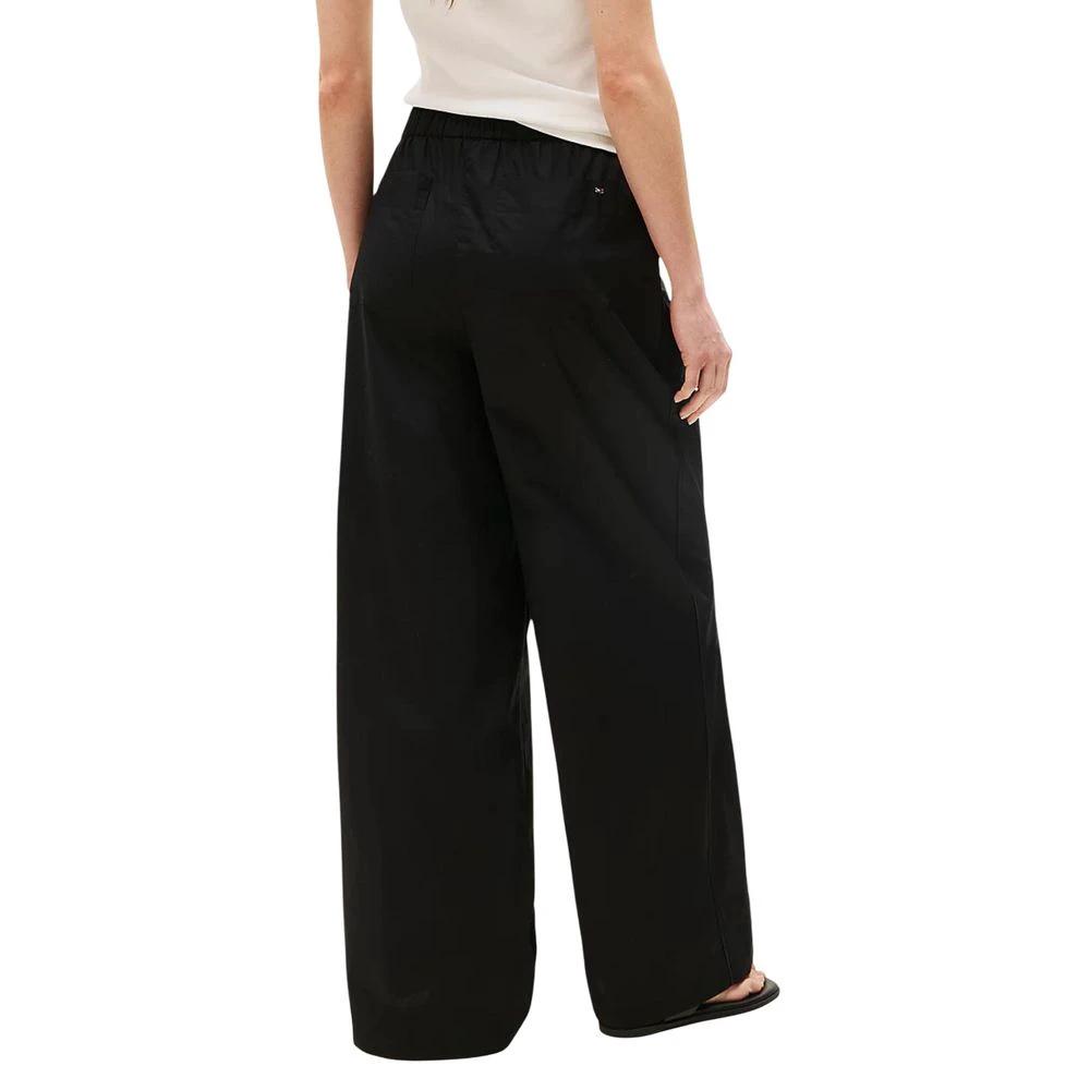 Tommy Hilfiger Schwarze lässige Hose aus Bio-Baumwolle by Tommy Hilfiger