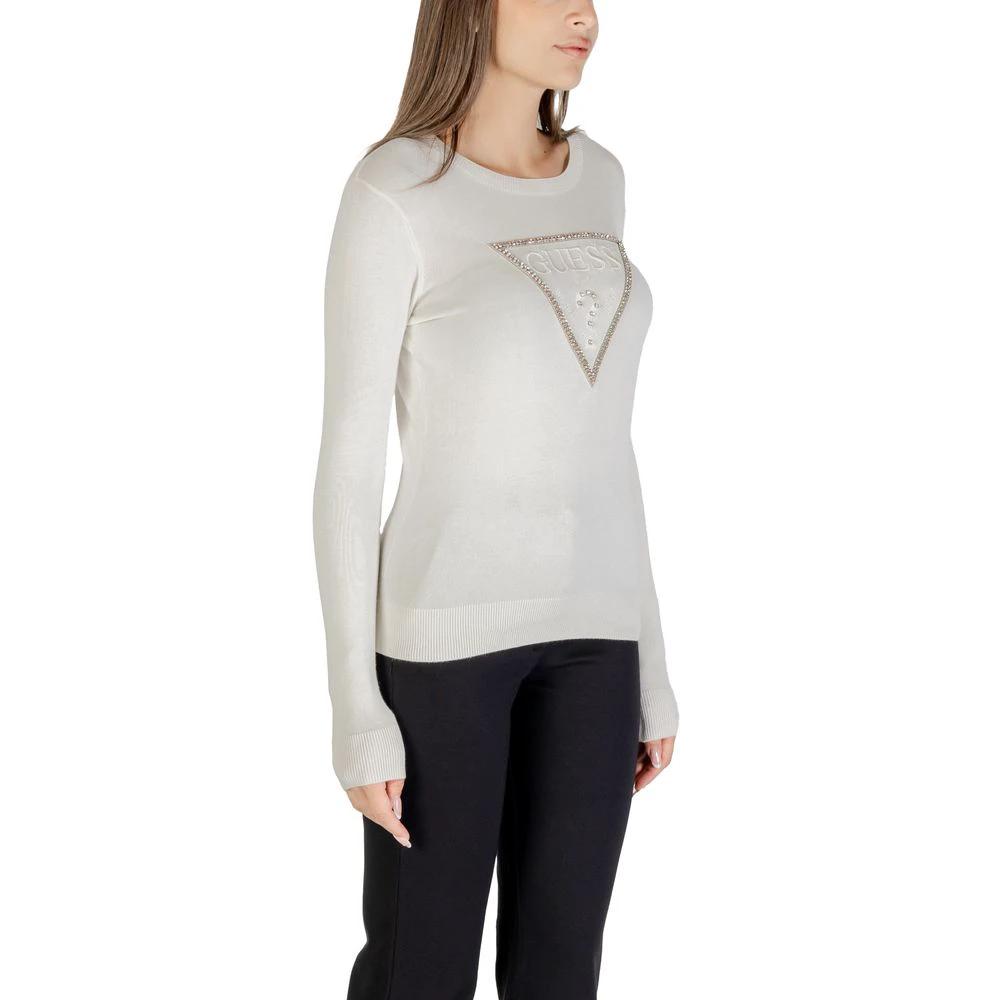 Guess Cremefarbener Sweatshirt aus Viskose by Guess