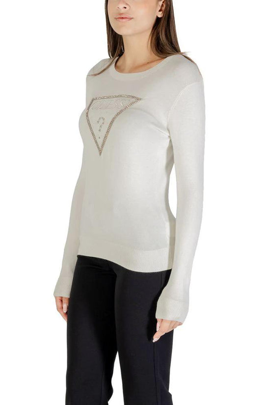 Guess Cremefarbener Sweatshirt aus Viskose by Guess