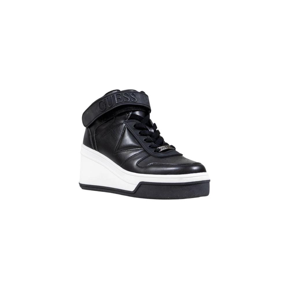 Guess Schwarze Plateau-Sneaker aus Polyethylen by Guess