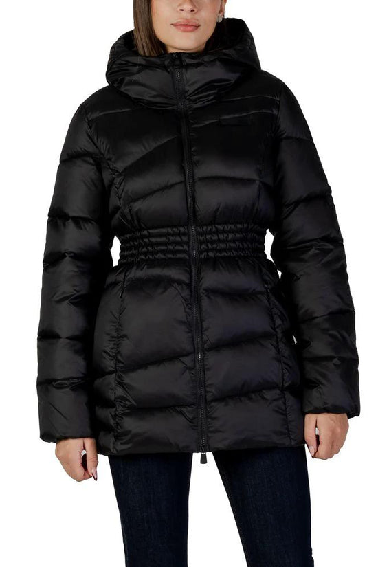 EA7 Emporio Armani Schwarzer Polyamid-Bomber by EA7 Emporio Armani
