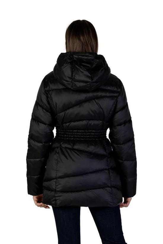 EA7 Emporio Armani Schwarzer Polyamid-Bomber by EA7 Emporio Armani