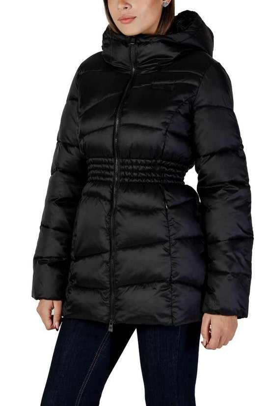 EA7 Emporio Armani Schwarzer Polyamid-Bomber by EA7 Emporio Armani