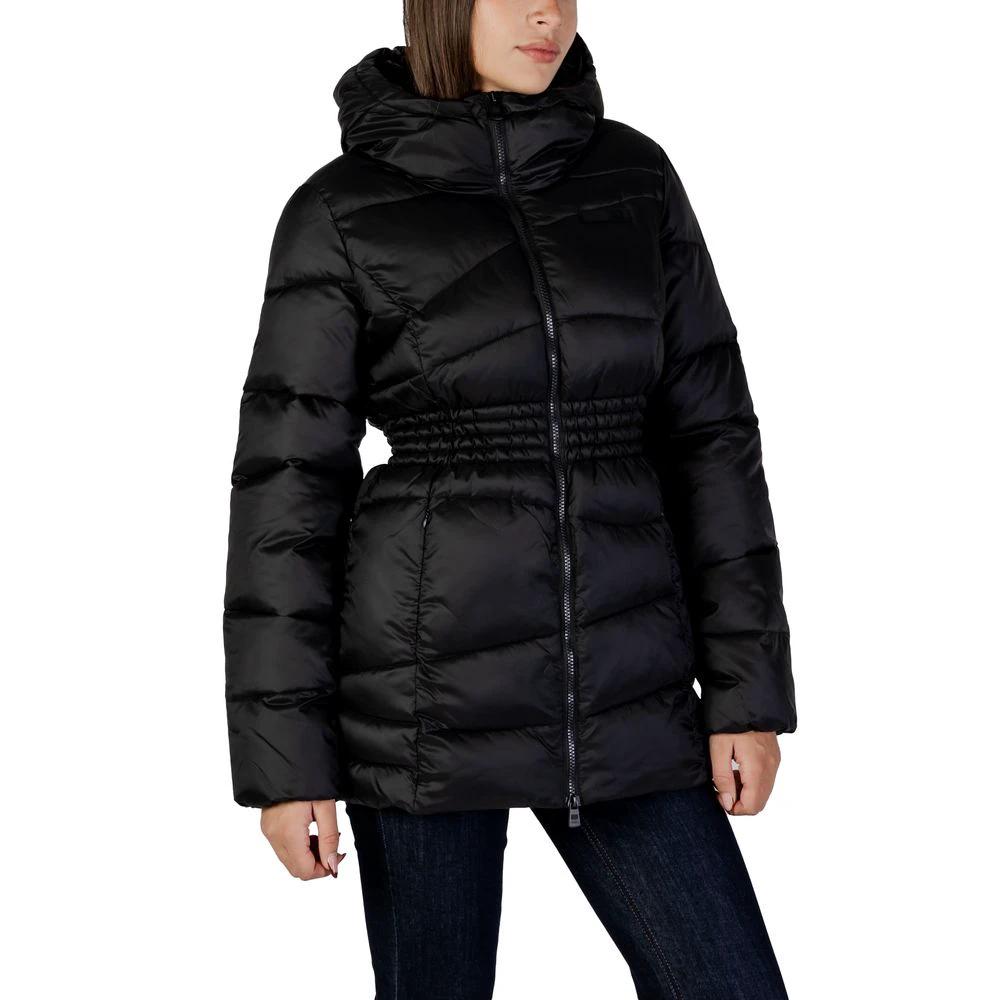 EA7 Emporio Armani Schwarzer Polyamid-Bomber by EA7 Emporio Armani