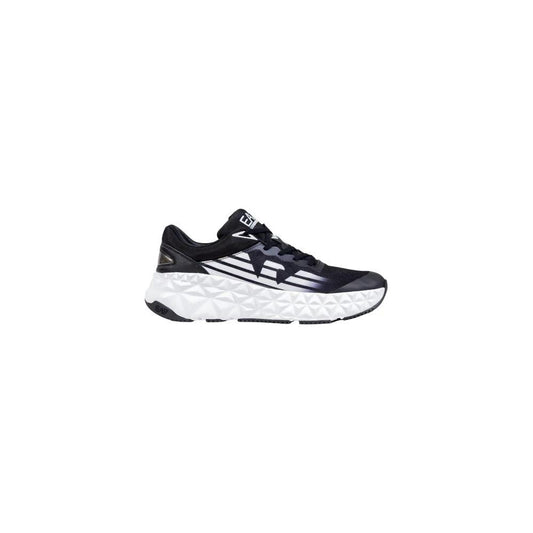 EA7 Emporio Armani Schwarze und weiße Sportschuhe aus Polyester by EA7 Emporio Armani