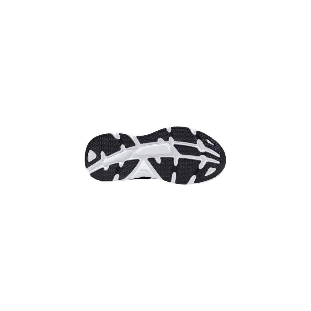 EA7 Emporio Armani Schwarze und weiße Sportschuhe aus Polyester by EA7 Emporio Armani