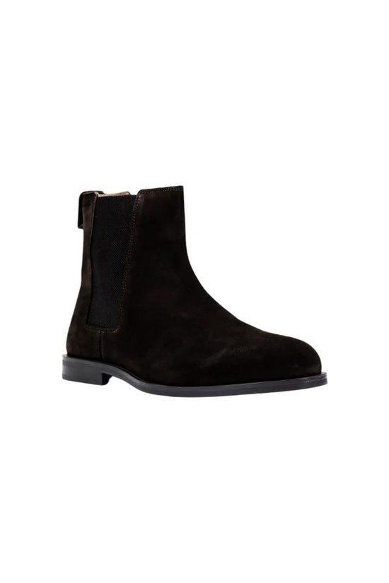 Calvin Klein Braune Chelsea Boots aus Wildleder by Calvin Klein