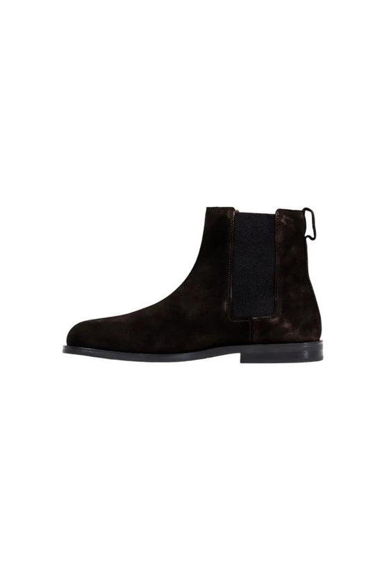 Calvin Klein Braune Chelsea Boots aus Wildleder by Calvin Klein